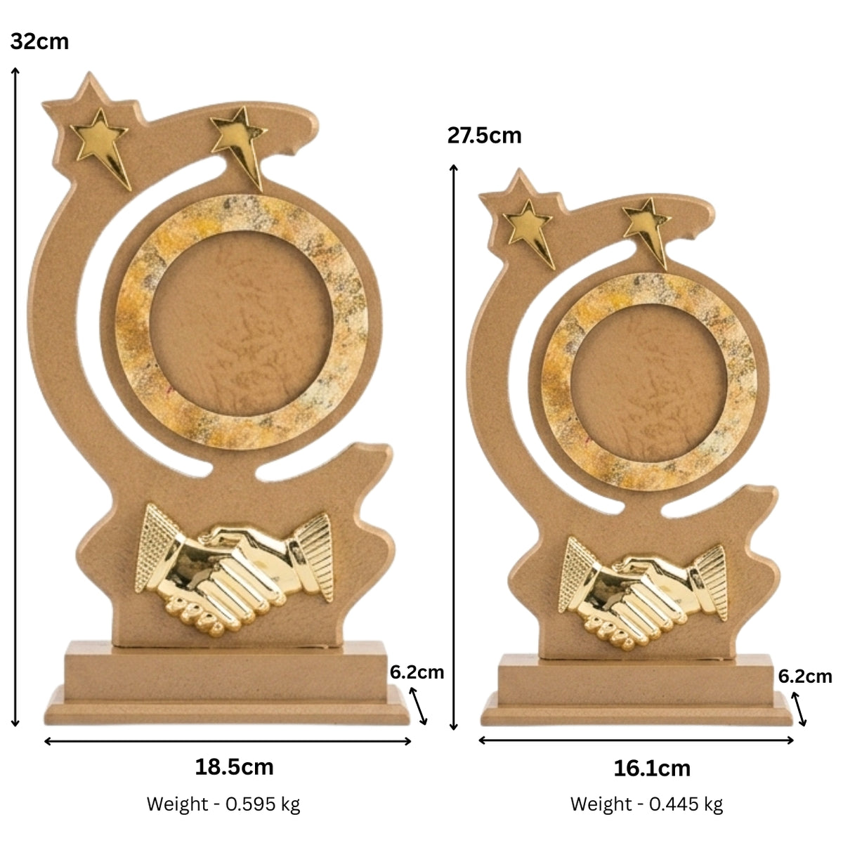 Artisanal Wooden Partnership & Global Excellence Recognition Trophy M-486