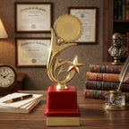Star & Circular Emblem Golden Fiber Recognition Award M-529