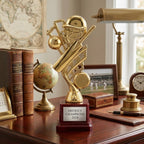 Classic Golden Cricket Theme Recognition Memento M-610-A