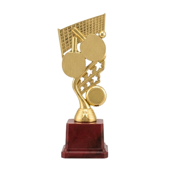 Golden Table Tennis Fiber Trophy – Ping Pong Match Memento M-611-A