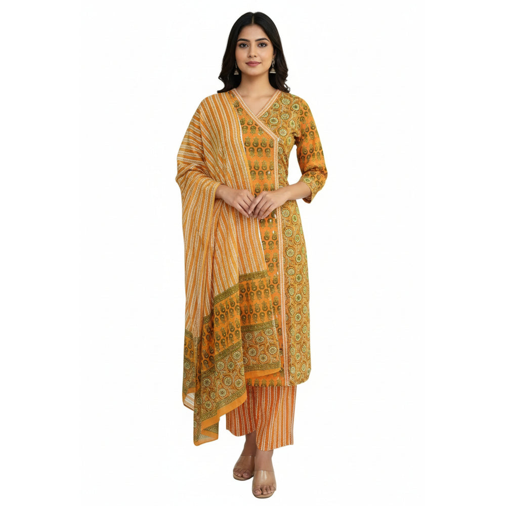CraftEarth Angrakha Kurta Suit for Women K-D152