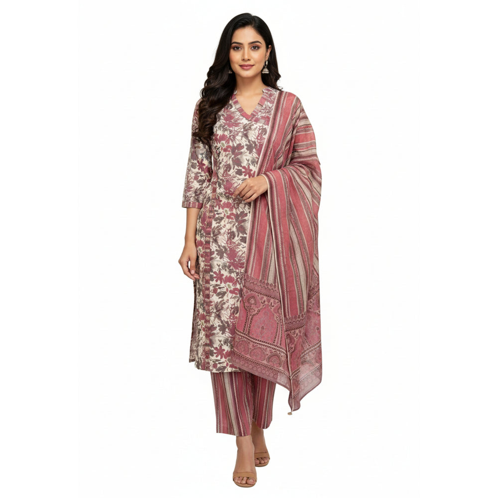 CraftEarth Angrakha Kurta Set for Women K-D169