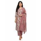 CraftEarth Angrakha Kurta Set for Women K-D169