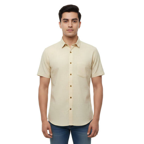 CraftEarth Men's Short-Sleeve Shirt HS-C14