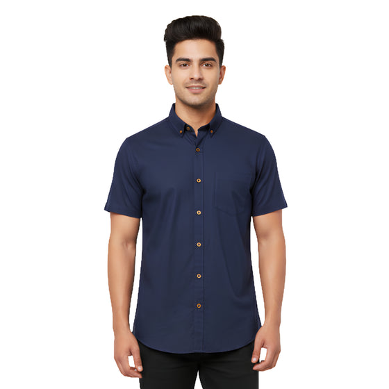 CraftEarth Men's Short-Sleeve Shirt HS-C36