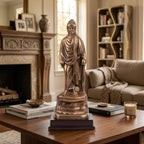 Premium Gunmetal Copper Finished Swami Vivekananda Standing Gunmetal Statue G-46-B