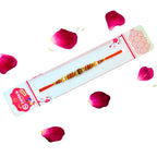 Minimalist Sacred Thread Rakhi with Wooden Bead - RK-305