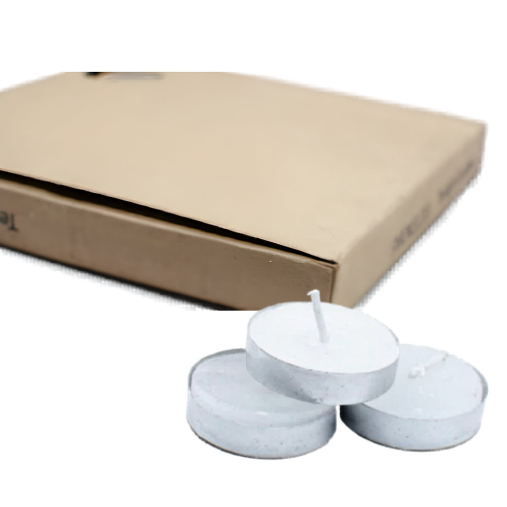 AuraDecor Pack of 50 Smokeless Tealight Candle (Burning Time 2.5 hours approx)