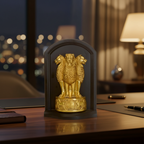 Ashoka Lion Statue Desk Decor