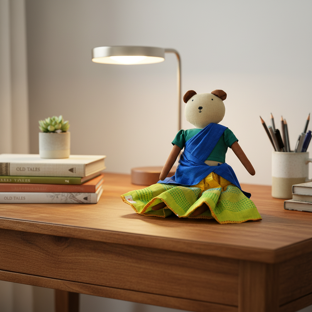 Bear Doll - Desk Decor Background