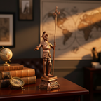 Copper Roman Warrior Statue – Home Decor Background