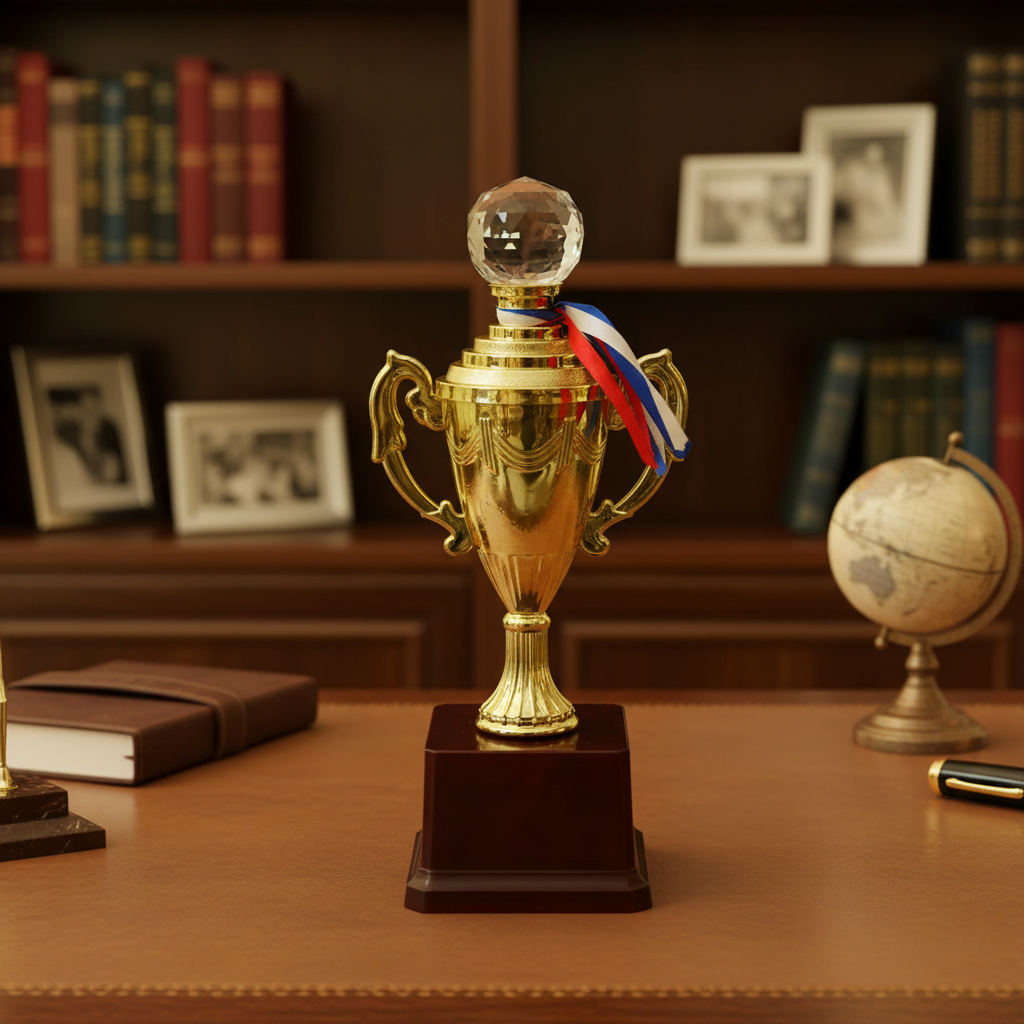 Desk Decor - Crystal Trophy