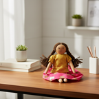 Doll on Desk Decor