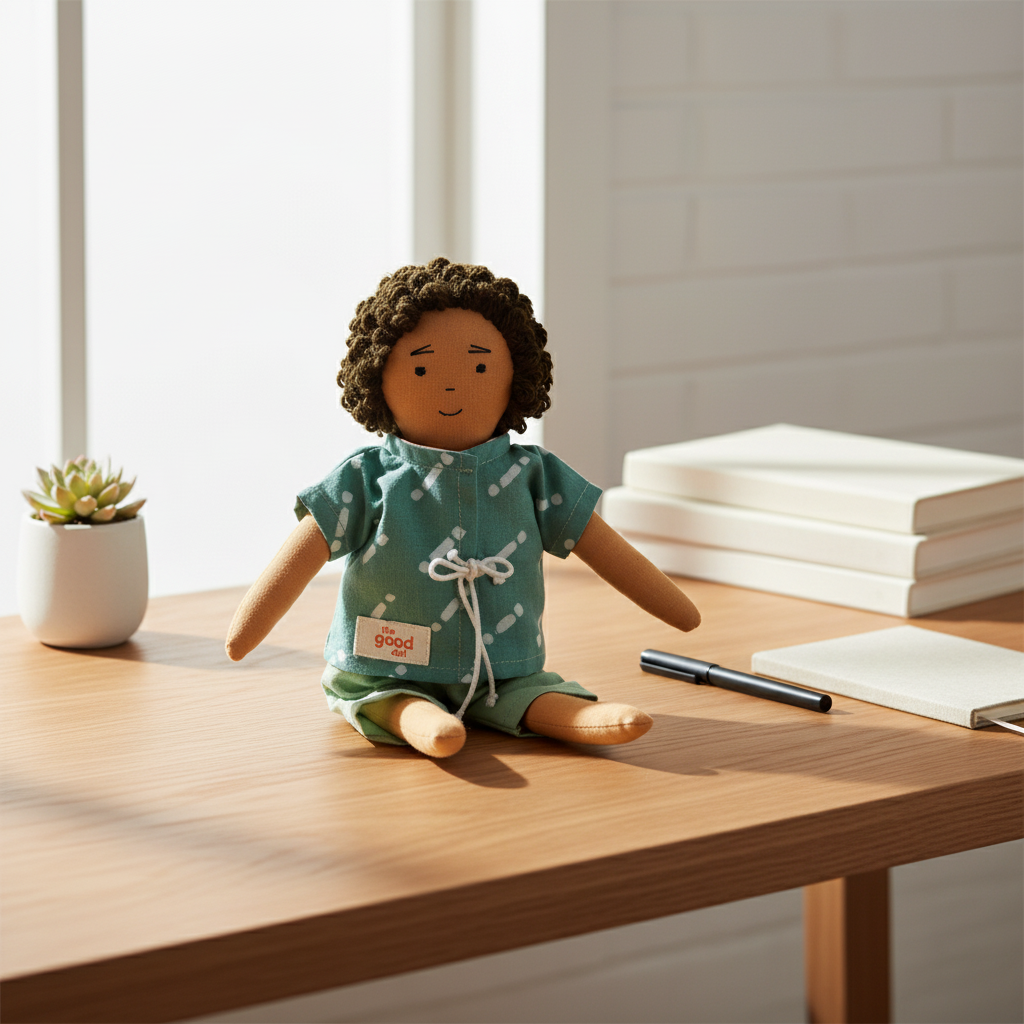 Doll on Desk Decor