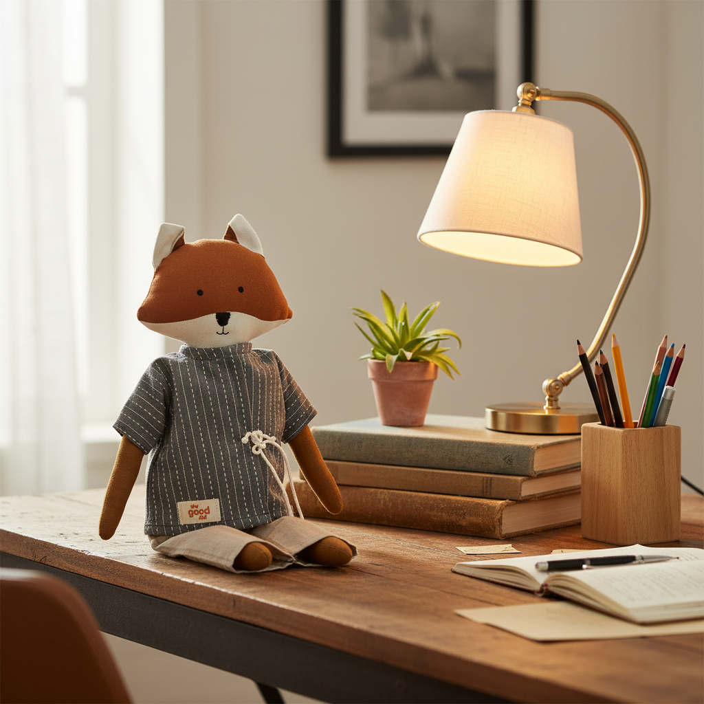 Fox Doll - Desk Decor Background