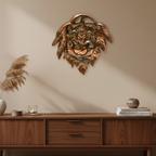 Ganesha Leaf Wall Hanging – Living Room Setting