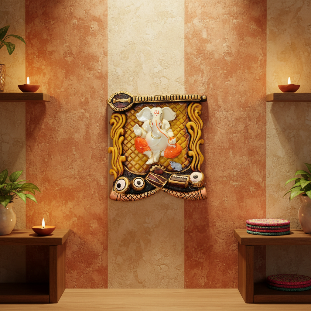 Ganesha Wall Hanging - Home Decor Background