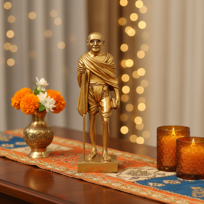 Golden Gandhi Table Decor