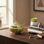 Green Gold Bowl - Desk Decor