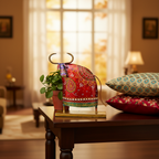 Hand-painted Bull in Living Room