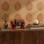 Hand-Painted Elephant Box – Home Decor Item