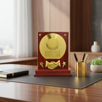 Handshake Award Plaque - Desk Decor