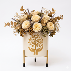 Planter for Indoor | Metal Flowerpot Home Decor I-158-W