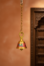 Meenakari Hanging Bell - Wall Decor Background
