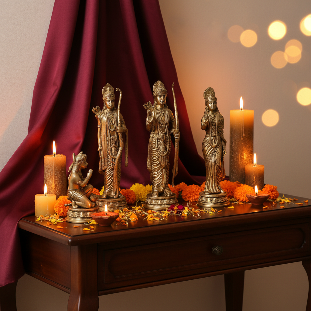 Ram Darbar Brass Set – Decor Background