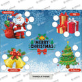 CraftEarth Merry Christmas Theme Tambola Tickets - Design 21