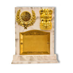 Premium Wooden National Emblem Memento – M-354
