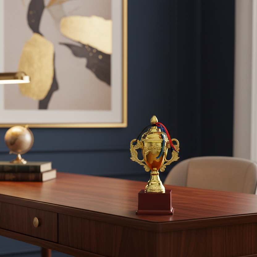 Trophy on Desk Decor