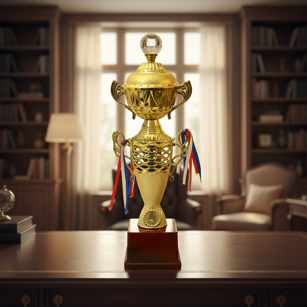 Trophy on Desk Decor