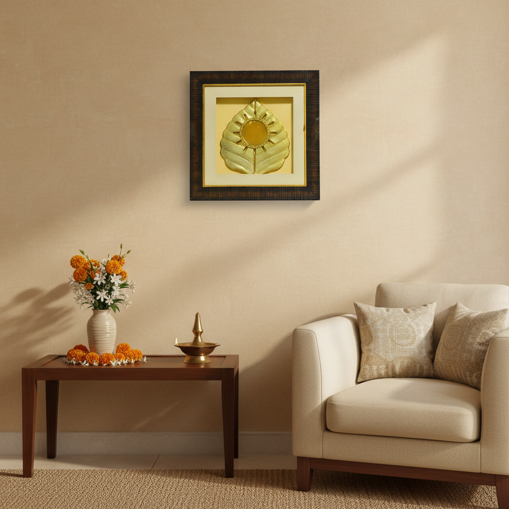 Wall Hanging Decor - Bodhi Leaf Frame