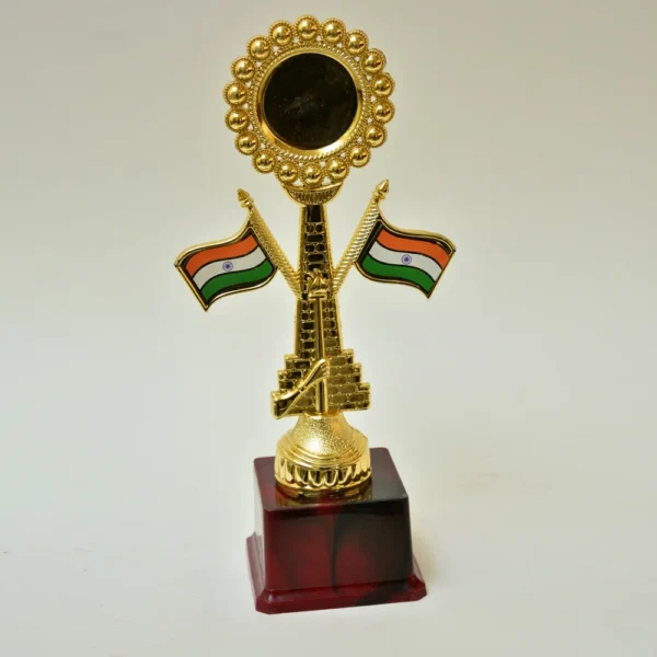 Indian Flag Golden Trophy M-278