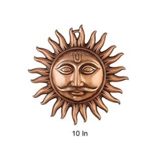 CraftEarth Black Metal Sun Wall Hanging - G-17-B