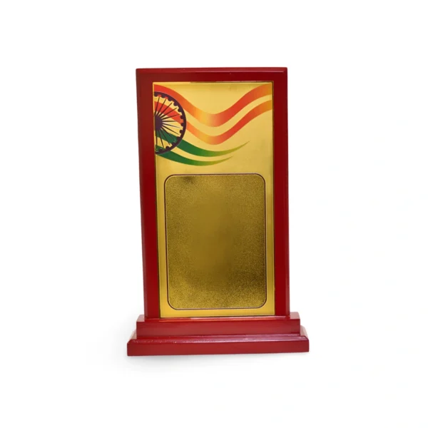 Handmade Patriotic Design Wooden Memento - M-31 - Image 2