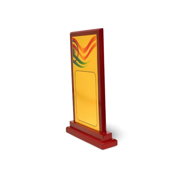 Handmade Patriotic Design Wooden Memento - M-31 - Image 3