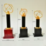 Black Unique Design Trophy M-457 - Image 3