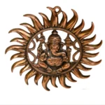 Divine Metal Ganesha Wall Hanging G -18-A