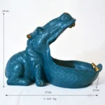 Decorative Hippo Storage Bowl F-7-A - Image 3