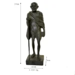 Mahatma Gandhi Statue Black Finish F-20-A-B - Image 3