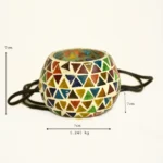 Ceramic Mosaic Table Lamp, Vibrant & Artistic Home Decor CE-21-A - Image 4