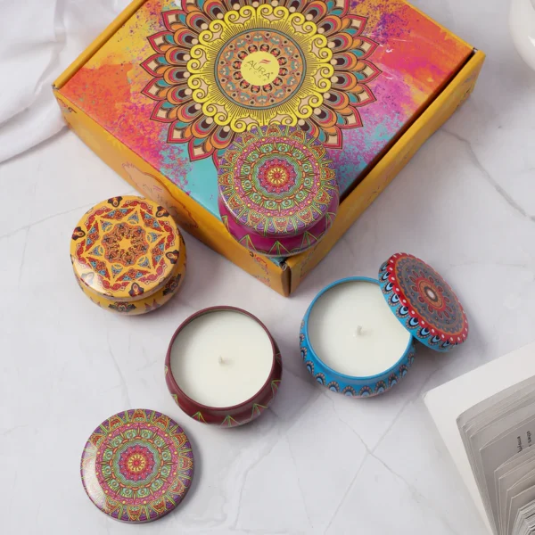 Morrocan Tin Gift Set Set of 4