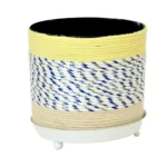 Handcrafted Rope Wrapped Planter with Drainage Tray I-113-A - Image 2