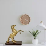 Elegant Metal Rearing Horse Statue W-142-A - Image 5