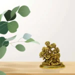 Radha Krishna Under Tree Metal Idol W-24-A - Image 5