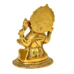 Golden Lord Ganesha Idol A Symbol of Prosperity W-29-A - Image 3