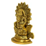 Metal Lord Ganesha Idol W-42-C - Image 2