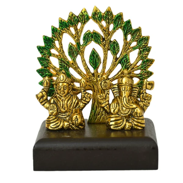 Lakshmi & Ganesha Under Sacred Tree W-43-A